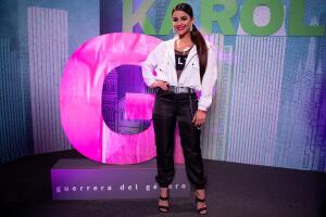 Preestreno del documental 'Karol G: la guerrera del  género' el 8 de marzo de 2019.