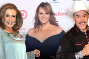 Laura Zapata, Jenni Rivera y Pedro Rivera