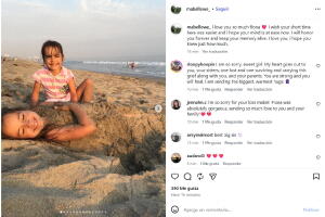 Así despidió Mabel Lowe a su hermana Fiona