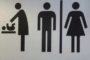 Señal baño público inclusivo