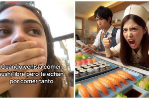 Mesera corre a comensales.