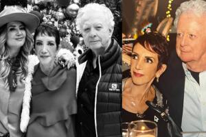 Andrea Legarreta conmueve al celebrar el cumpleaños de su padre por primera vez sin su madre
