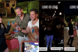 Belinda ayudó al productor Hugo Mejuto a reconciliarse con su novio. 