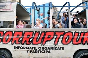 En fotos: El Corruptour, un viaje por la corrupción mexicana
