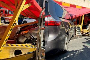 Afortunadamente no se reportan heridos de gravedad.