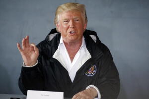 Donald Trump en Puerto Rico.