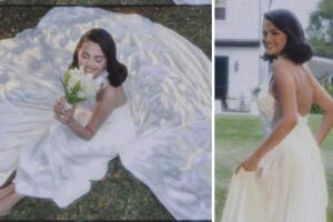 El vestido de novia de Selena Gómez