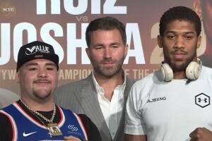 Última conferencia de prensa entre Ruiz y Joshua 