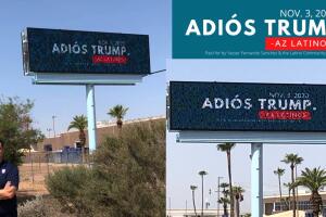 El abogado Yasser Sánchez pagó 10 anuncios en Phoenix en rechazo a la visita de Trump a Arizona