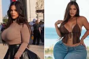 Modelo se queja del tamaño de los asientos de avión y desata debate