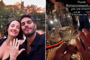 Hugo Catalán y Karenina Ivancovic se comprometieron en Nueva York