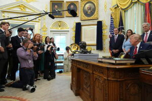 Donald Trump Casa Blanca medios de comunicación prensa