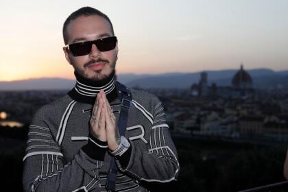 FLORENCE, ITALY - JUNE 13: J Balvin attends the LuisaViaRoma and Carine Roitfeld and LuisaViaRoma Immagine Uomo 96 on June 13, 2019 in Florence, Italy. (Photo by Claudio Lavenia/Getty Images for LuisaViaRoma)