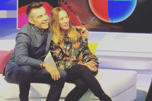 Consuelo Duval y Adrián Uribe