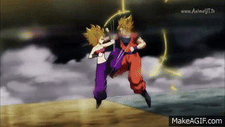 Caulifla y Goku