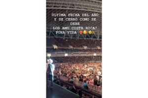 Nodal cerró su gira 'Pa'l Cora' en Costa Rica.