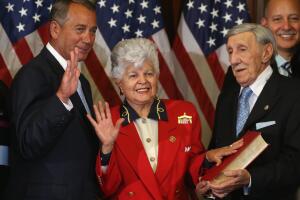 Lawmakers Convene For Opening Of The 114th Congress