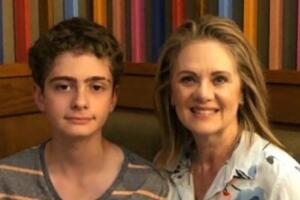 Erika Buenfil e hijo