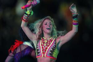 Shakira actuación final Copa Mundial 2010