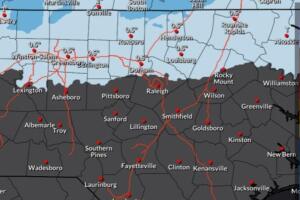  Clima invernal podría traer nieve a 10 condados en Carolina del Norte: esta es la lista