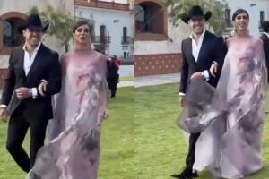 Este fue el vestido que usó Biby Gaytán durante la boda de su hija Alejandra Capetillo. 