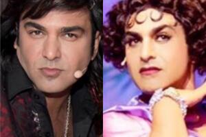 Albertano se transforma en mujer.