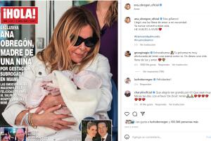 Ana Obregón se convierte en madre a los 68 años