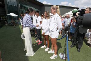 Megha Markle y Kate Middleton en Wimbledon