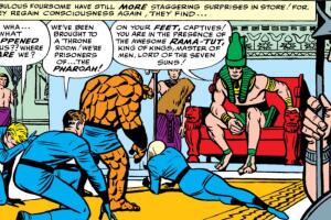 rama-Tut kang el conquistador contra los Fantastic Four Marvel Comics 1963.jpg