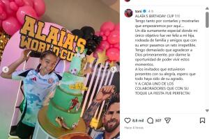 Toni Costa compartió este emotivo mensaje.