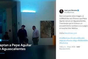 Pepe Aguilar en hospital de Aguascaliente