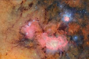 Nebulosas Trífida y de la Laguna