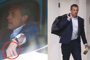 Ben Affleck fue captado usando su anillo de matrimonio.