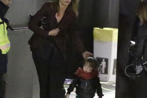 Shakira y Piqué con Sasha y Milan