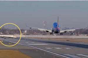 Avión de Southwest evita colisión contra un jet al llegar al aeropuerto Midway de Chicago