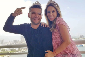 Jacky Bracamontes y Martín Fuentes