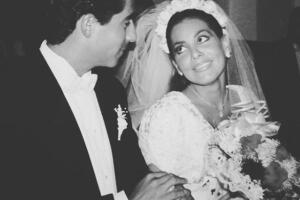 Raúl Araiza y su esposa