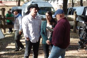 Irán Castillo y José manuel Figueroa