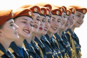 APTOPIX Russia Parade