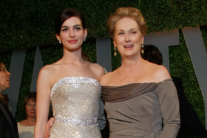 Anne Hathaway y Meryl Streep