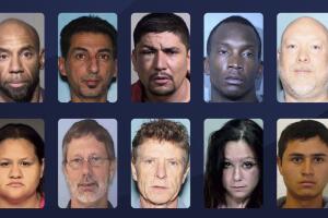 Los 10 fugitivos más buscados por las autoridades del condado Maricopa