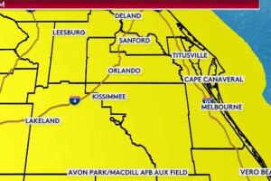 Mapa meteorológico Florida Central
