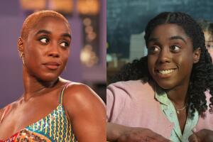 Lashana Lynch como la maestra Miel - Actores de 'Matilda' sin su caracterización Emma Thompson y elenco de la película en Netflix de 2022.jpg