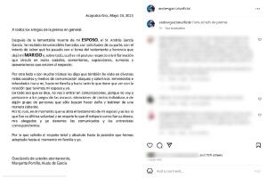 Comunicado Margarita Portillo