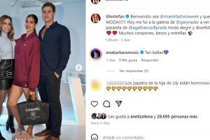 Sean Salazar, novio de Lina Luaces, se unió a Lili Estefan para acompañar a la joven modelo.