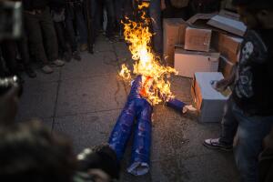 Protesta contra Trump en México