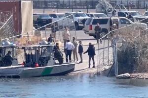 Kristi Noem Eagle Pass frontera seguridad nacional puente internacional