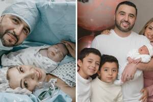 Mike Salazar y su familia