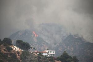 Bobcat Wildfire Continues To Burn East Of Los Angeles Area