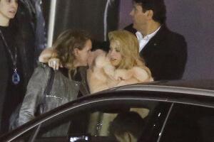 Shakira y Piqué con Sasha y Milan